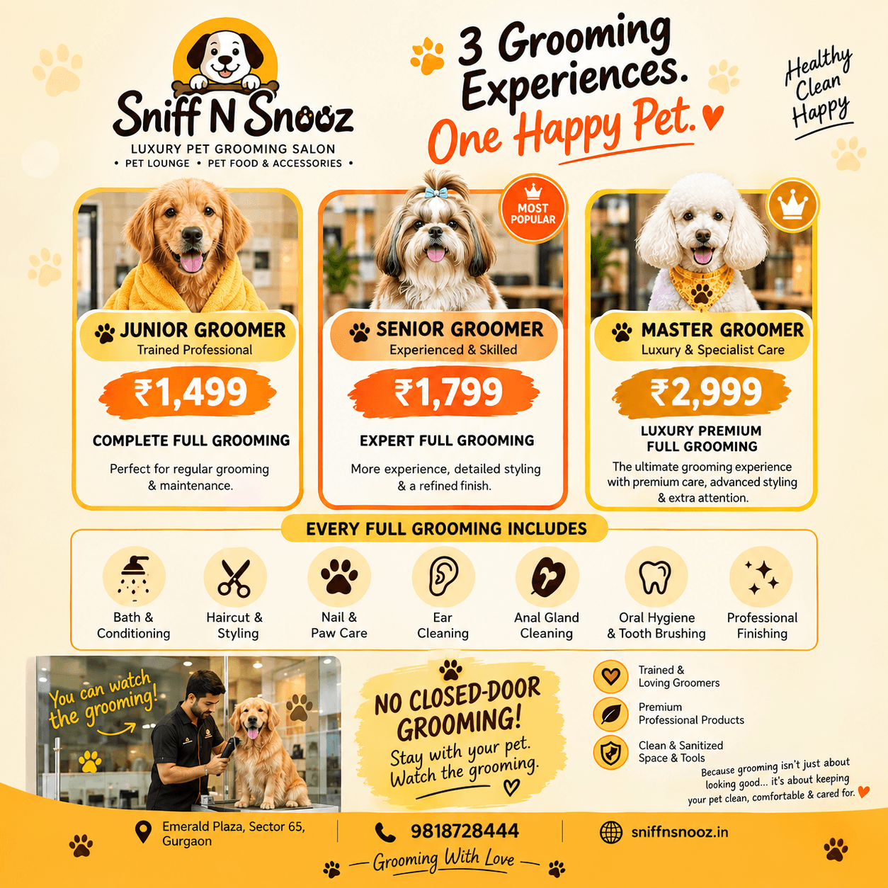 Grooming That Puts Your Pet First ❤️