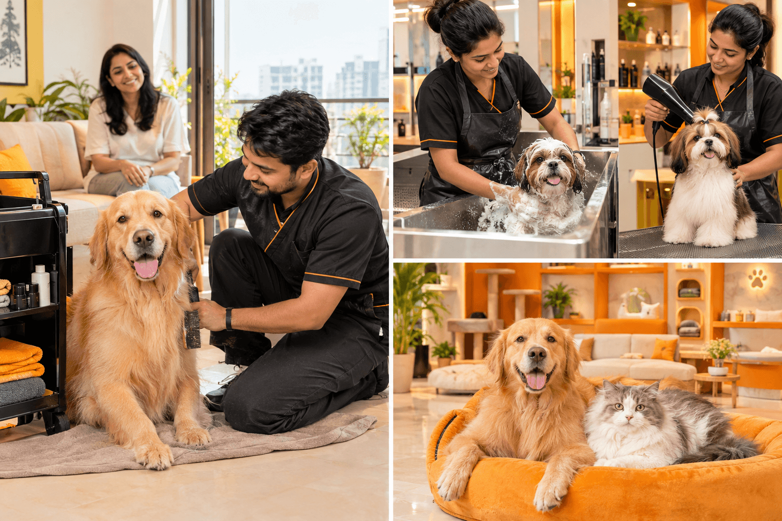 Dog Grooming at Home in Gurgaon – Comfort & Care for Your Pet